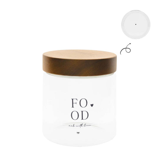 Bastion Collections Jars -FOOD made with love- Aufbewahrungsglas S