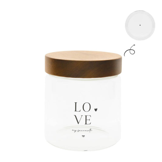 Bastion Collections Jars -LOVE my favorite- Aufbewahrungsglas S