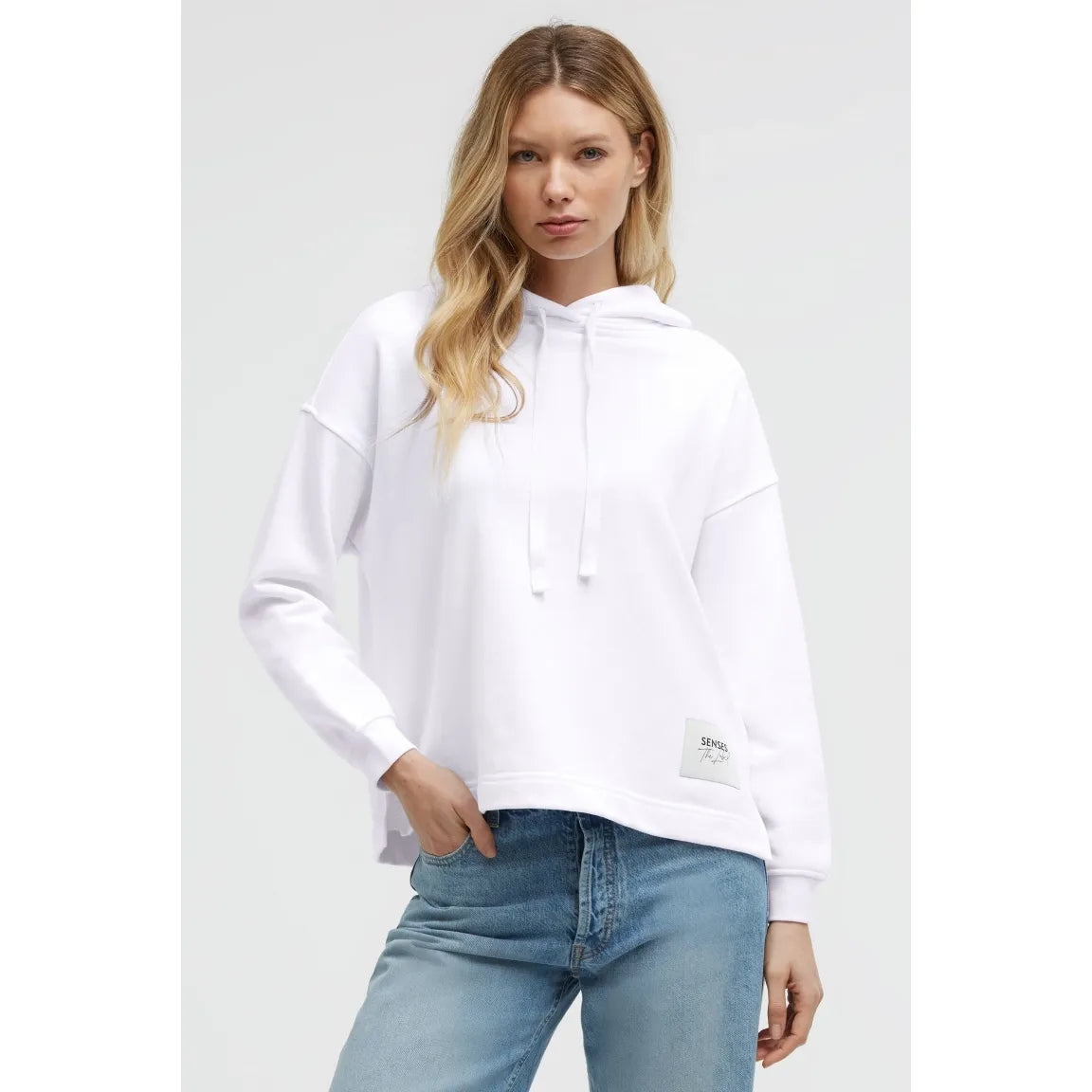 Senses. the Label Sweatshirt - opticwhite