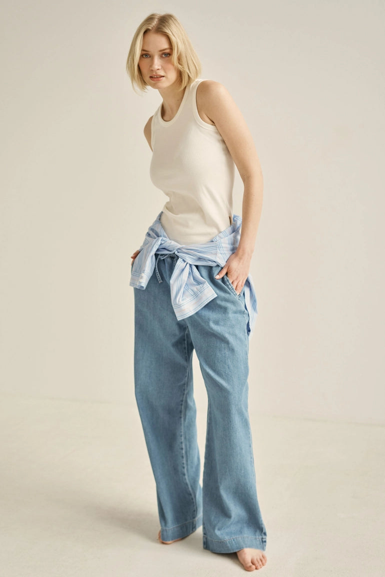 Senses. the label Jeans  Wide Leg - light blue