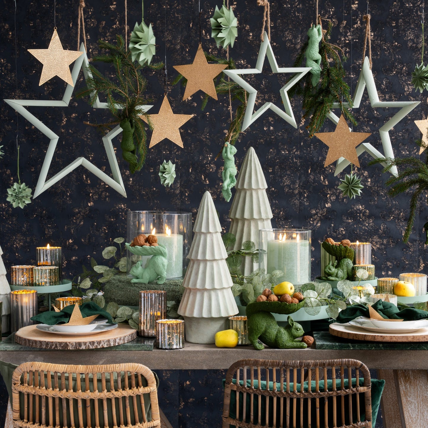 Tanne "Aspen" - creme -  D20cm x H50cm