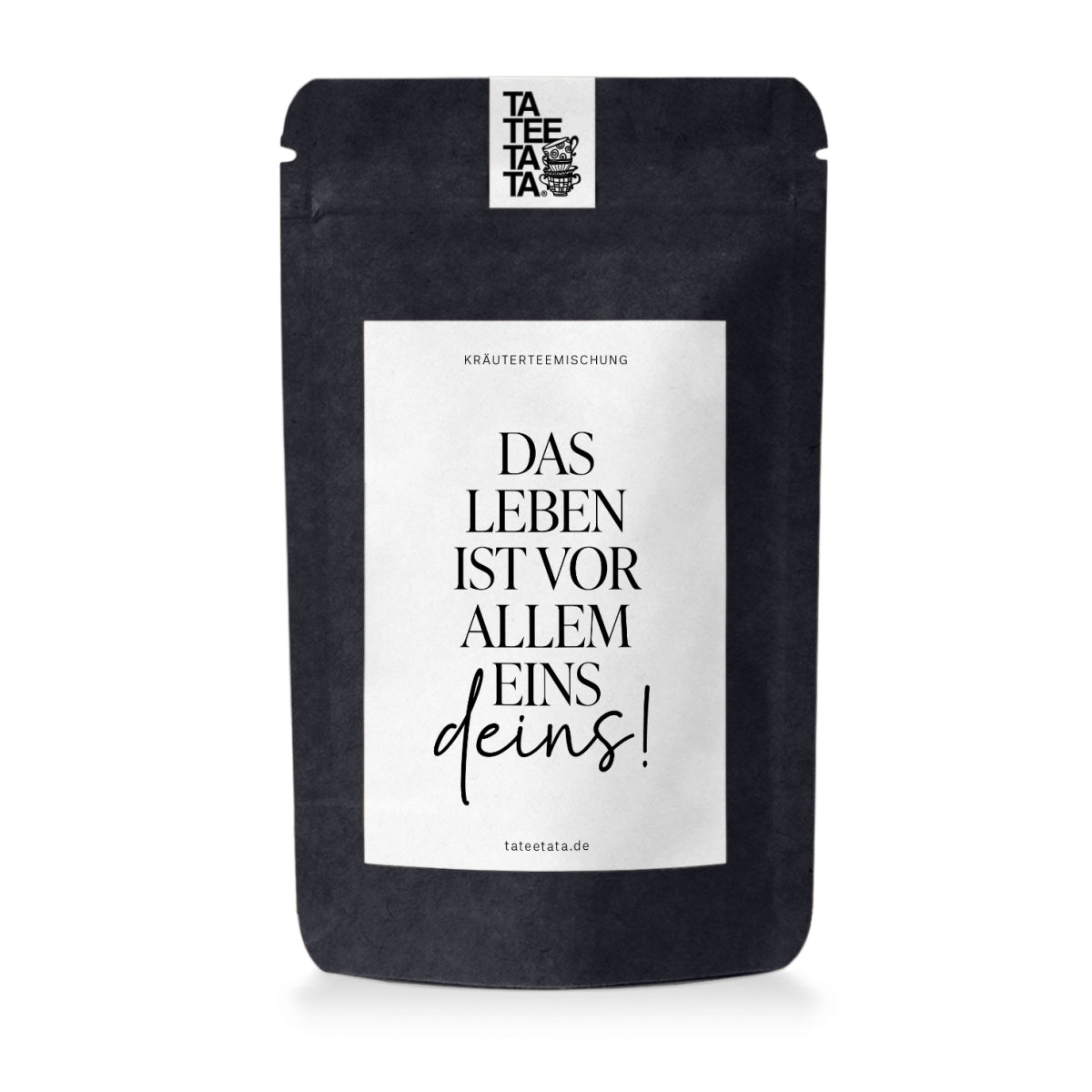 Das Leben ist vor allem eins - deins | L 50g Kräuterteemischung | Orange Zitrone Geschmack