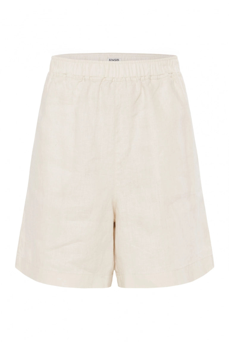 Senses. the label Leinenshorts mit Elastikbund - summer sand