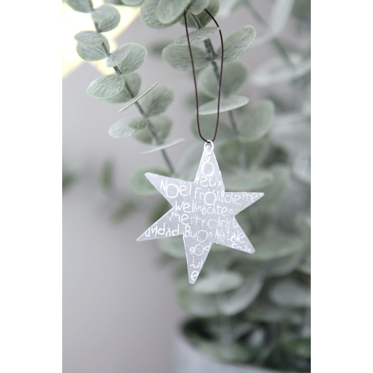 Good old friends Capizsterne -Weihnachten- silber