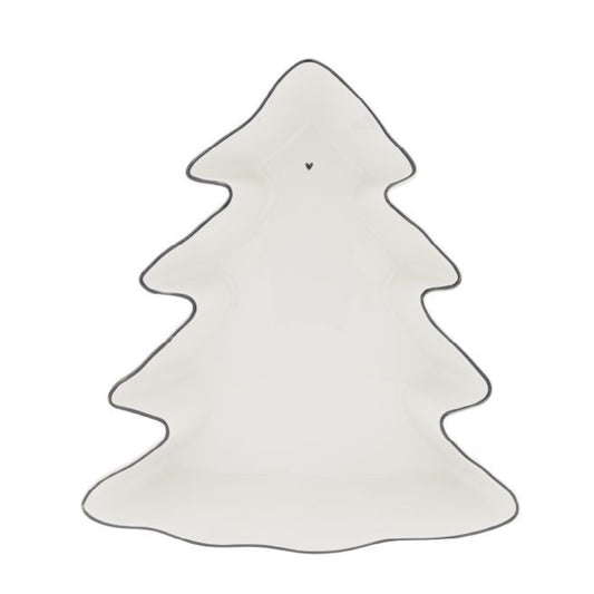 Bastion Collections Bowl XMAS Tanne - white