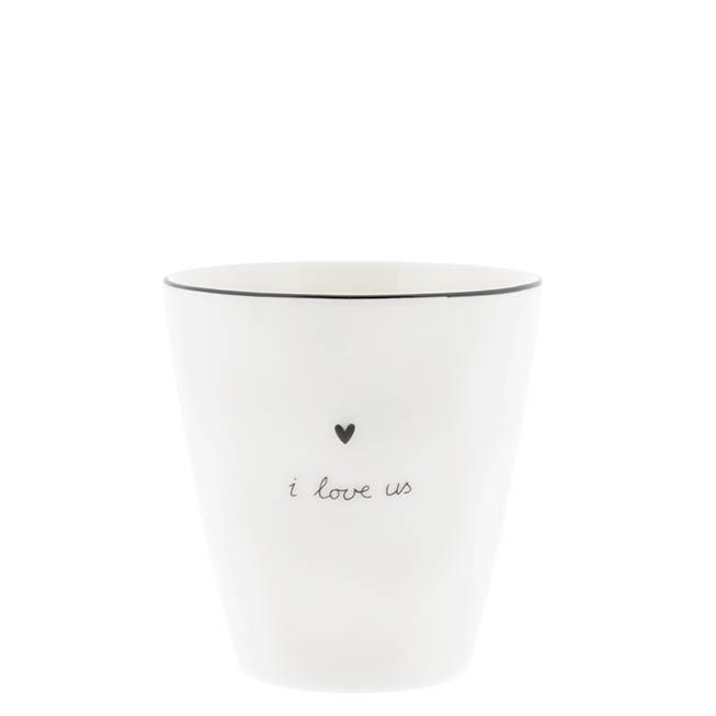 Bastion Collections Mug "I love us" - white
