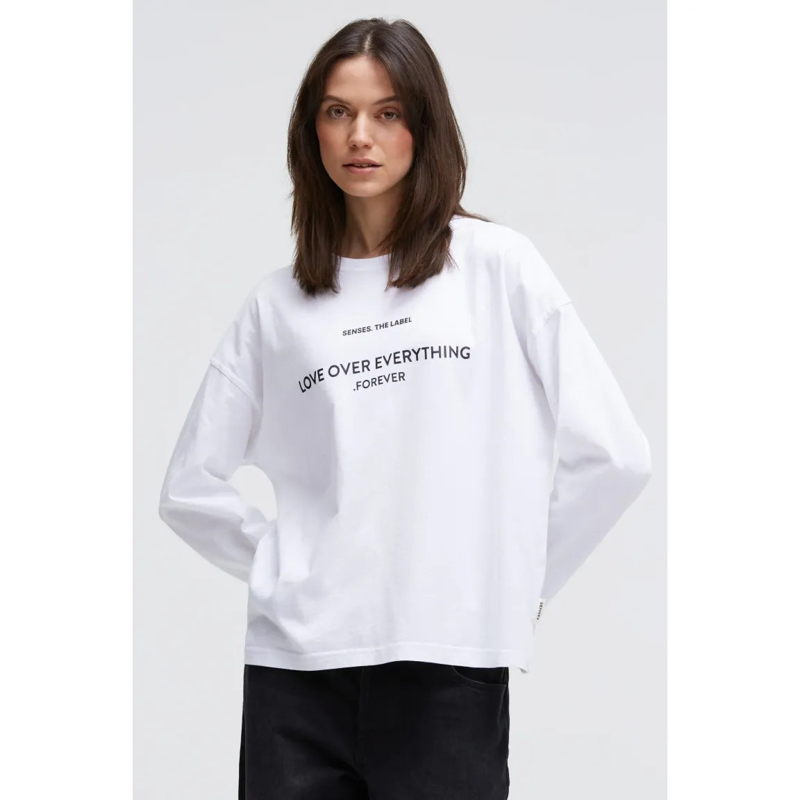 Senses. the Label Longsleeve TA:PI mit Artwork - opticwhite