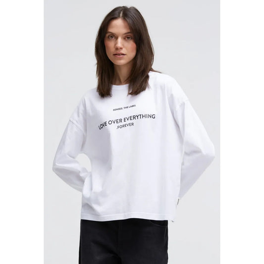 Senses. the Label Longsleeve TA:PI mit Artwork - opticwhite