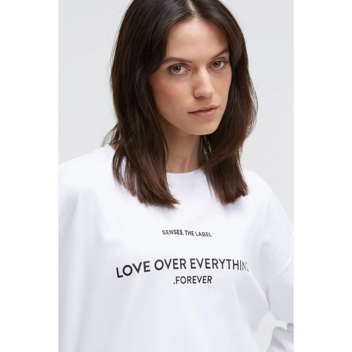 Senses. the Label Longsleeve TA:PI mit Artwork - opticwhite