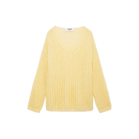 Senses. the Label Loose Knit Pullover KI:LI - butteryellow