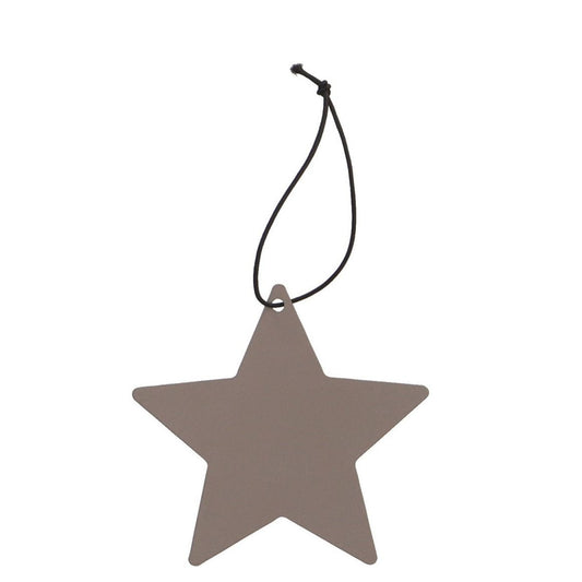 Metall Stern "Erik" - taupe - D 4cm