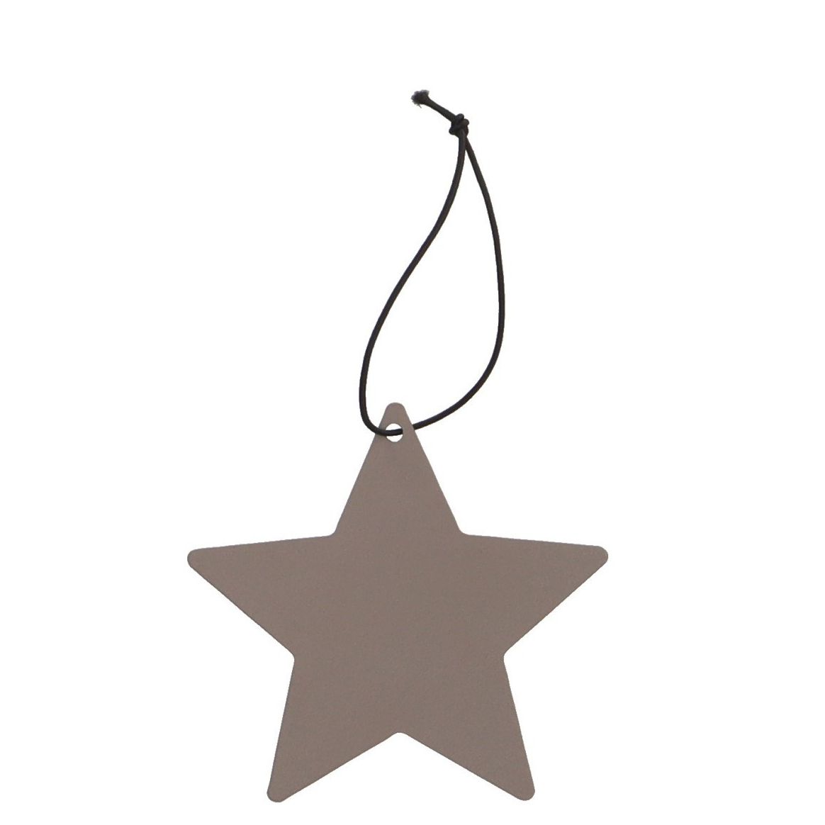 Metall Stern "Erik" - taupe - D 8cm