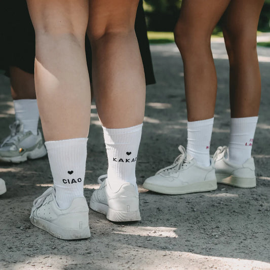 Eulenschnitt Socken Ciao Kakao