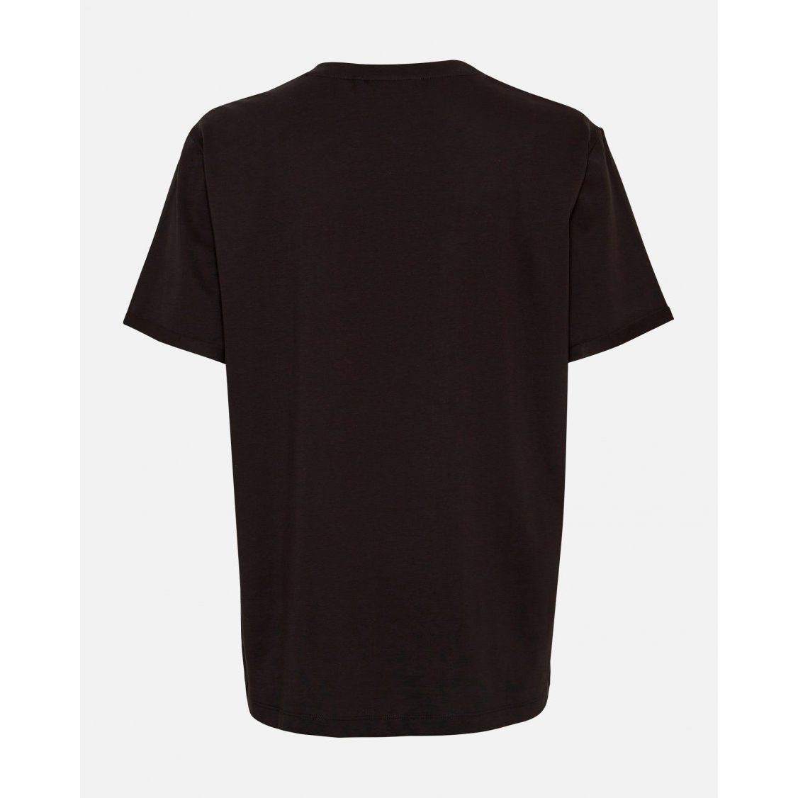 Moss Copenhagen Terina Organic Logo Tee / T-Shirt -black-