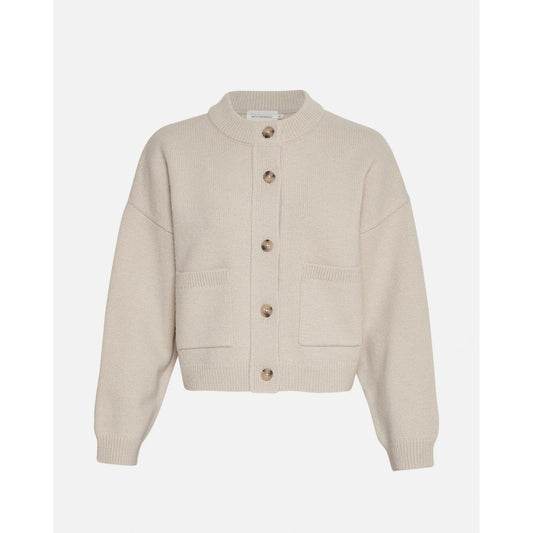 Moss Copenhagen Carina Cardigan -oatmel-