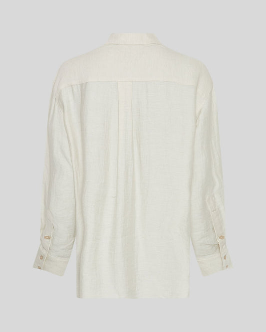 Moss Copenhagen Disa Shirt -sand melange-