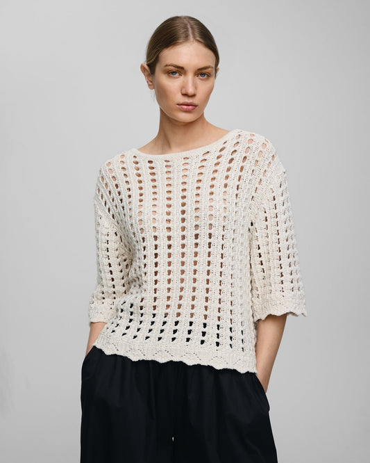 Moss Copenhagen Fairyn 2/4 Pullover -turledove-