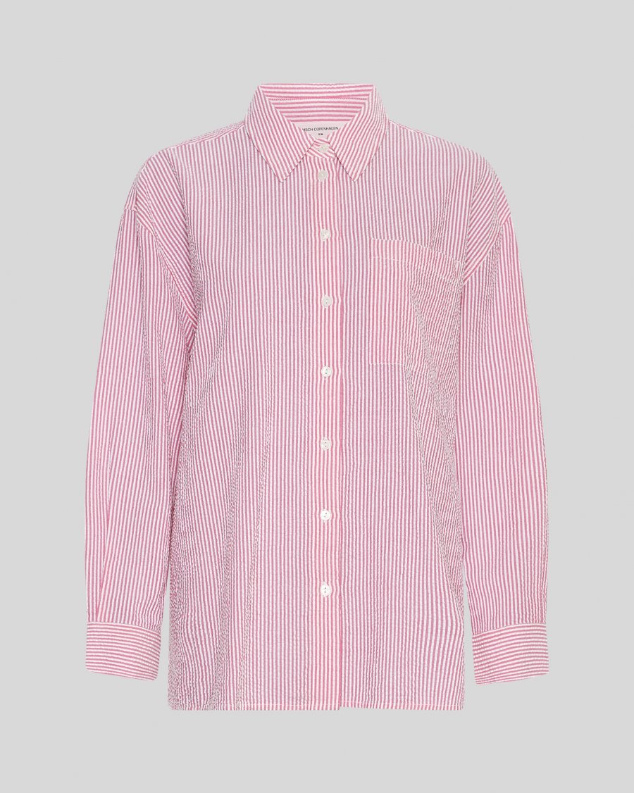 MSCH Bluse pink/weiß