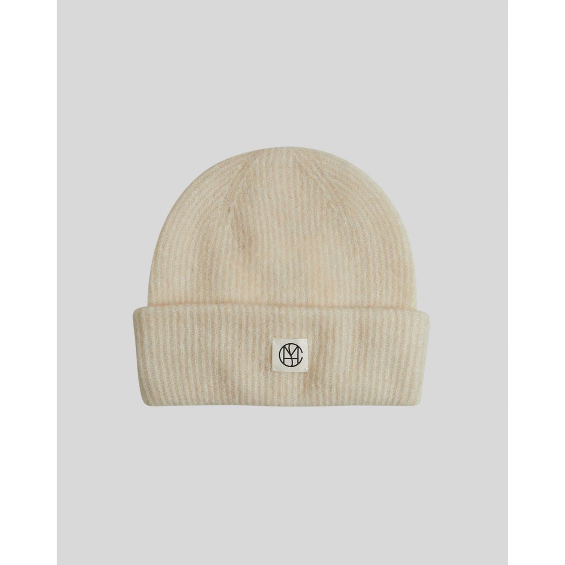Moss Copenhagen Hope Icon Beanie - fog melange