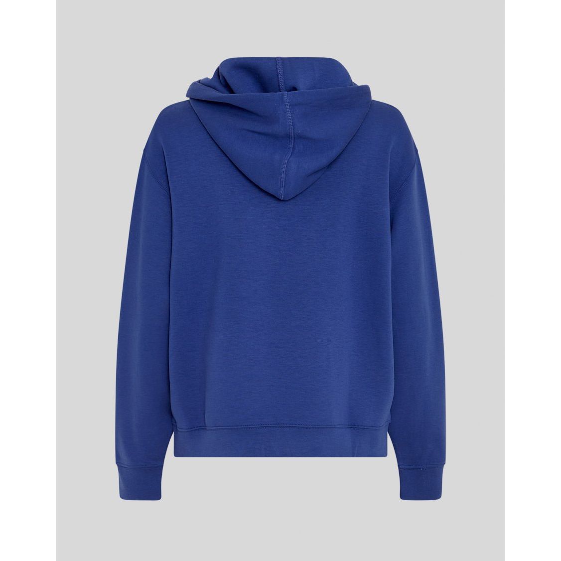 Moss Copenhagen Ima Q Icon Logo Hood Sweatshirt - ocean cavern