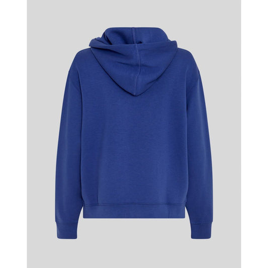 Moss Copenhagen Ima Q Icon Logo Hood Sweatshirt - ocean cavern