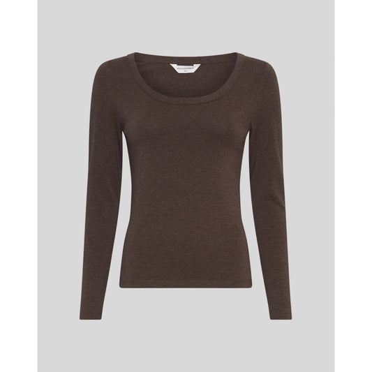 Moss Copenhagen Kath Top -slate black mel