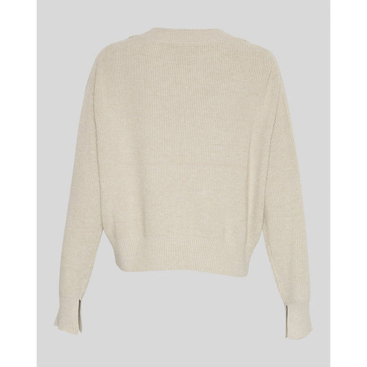 Moss Copenhagen Maura Rachelle V Pullover -oatmeal-