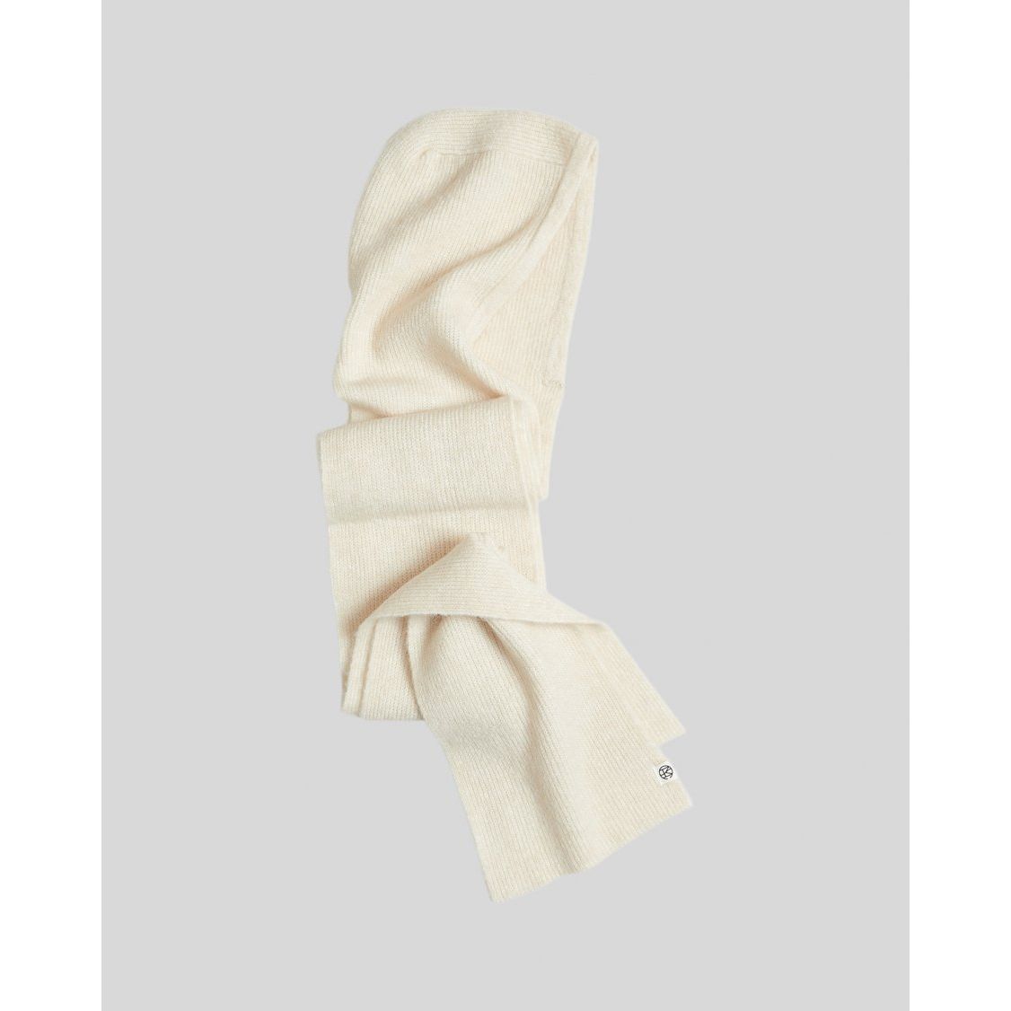 Moss Copenhagen Milania Hope Hood Scarf - fog melange