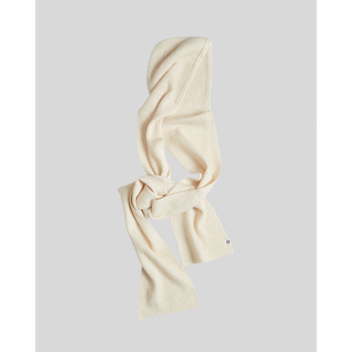 Moss Copenhagen Milania Hope Hood Scarf - fog melange