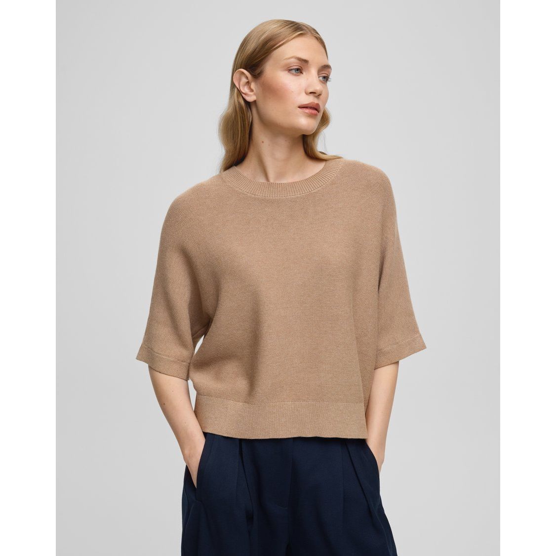 Moss Copenhagen Thamira 2/4 Pullover / T- Shirt - cartouche melange