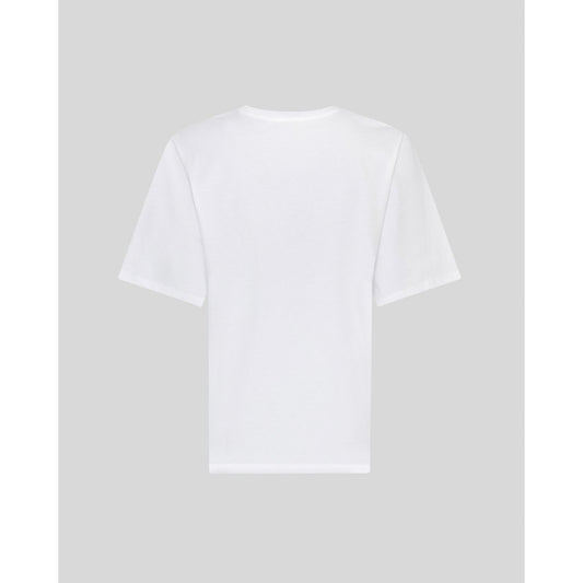 Moss Copenhagen Theana Organic Icon Logo T-Shirt - weiß