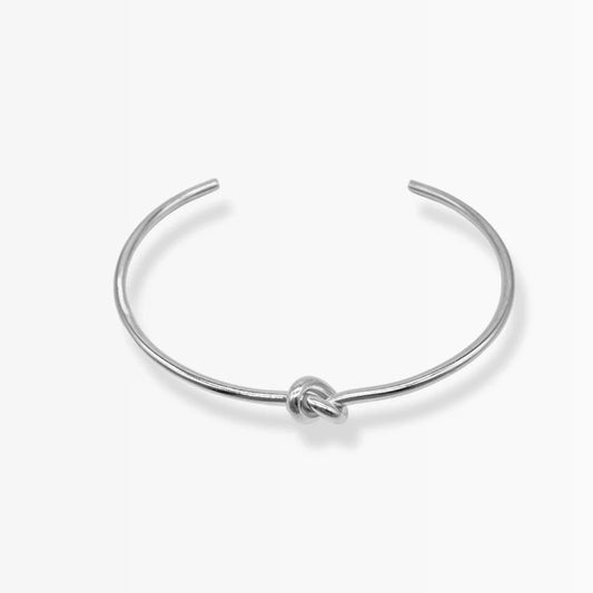 Glam & Glory Nauru Slim Bangle Armreif-silber-