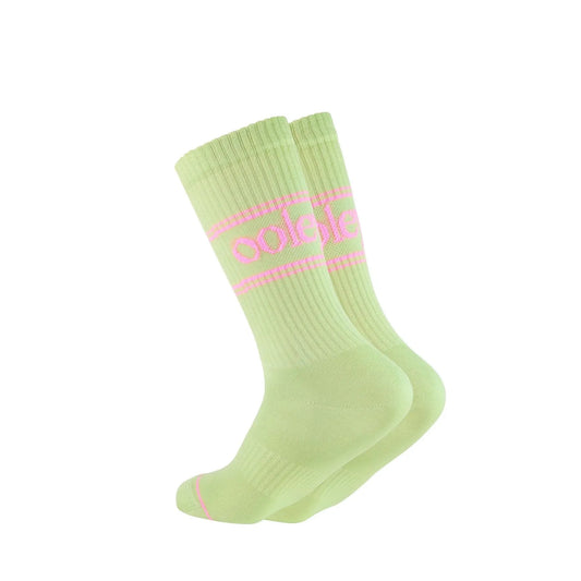 le ooley Socke- Pastel neon Butterfly