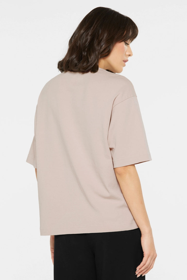 Senses. the label Oversized T-Shirt - bleached sand