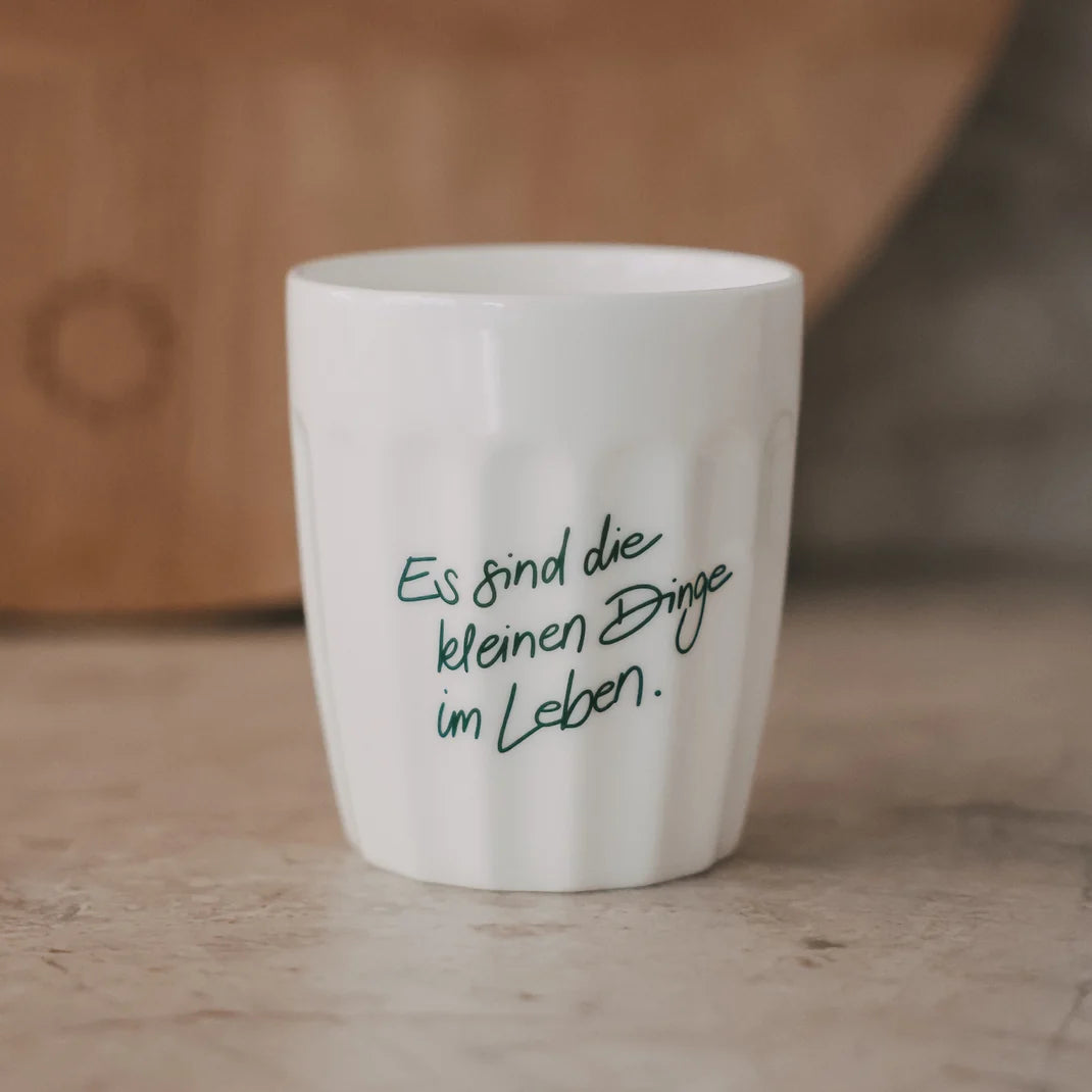 Eulenschnitt Becher Kleine Dinge grün