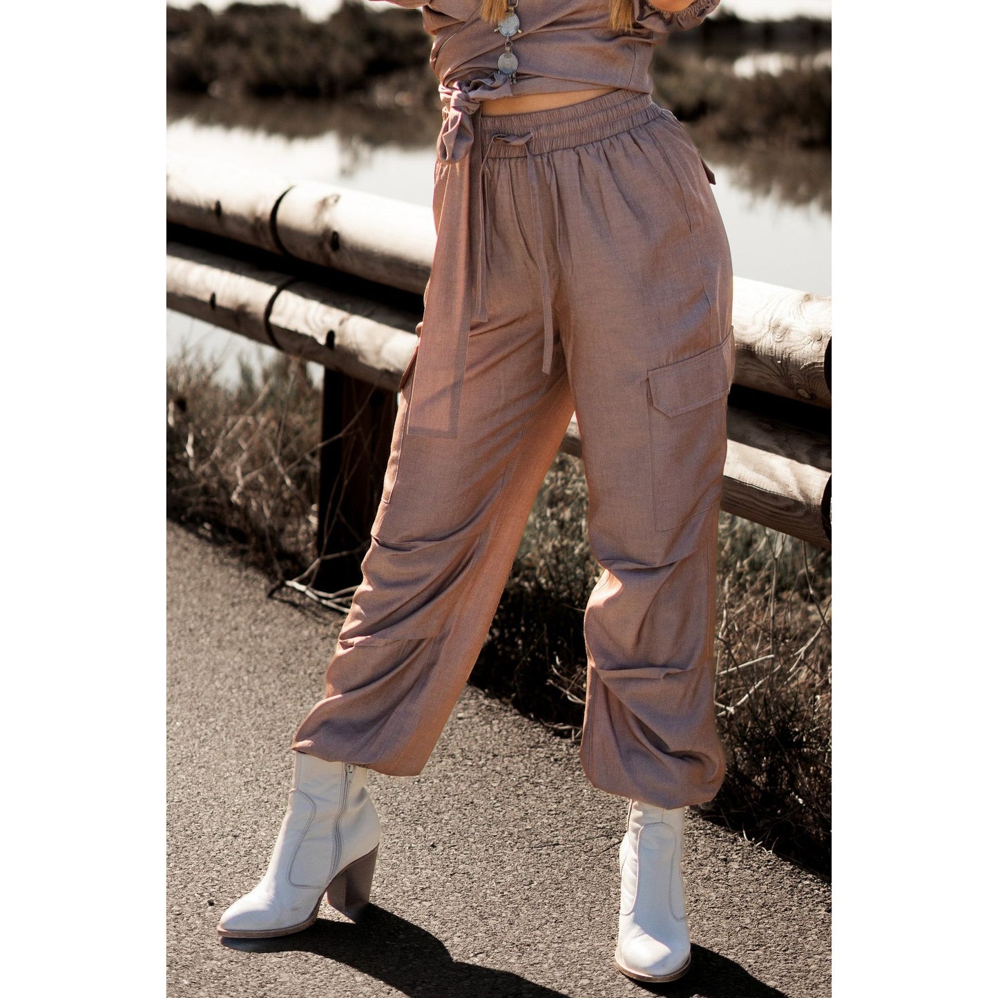 Moost Wanted Alyssa cargo Hose -taupe-