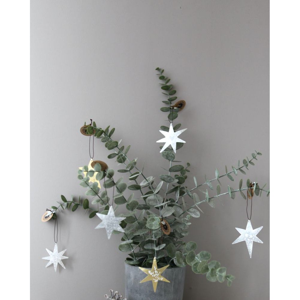 Good old friends Capizsterne -Herz- silber