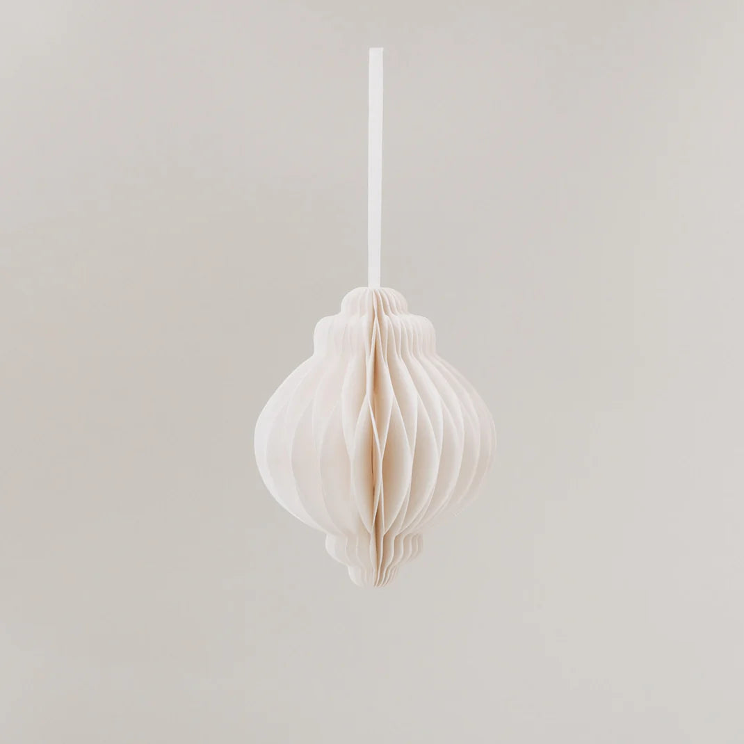 Eulenschnitt Papieranhänger 10cm - natur