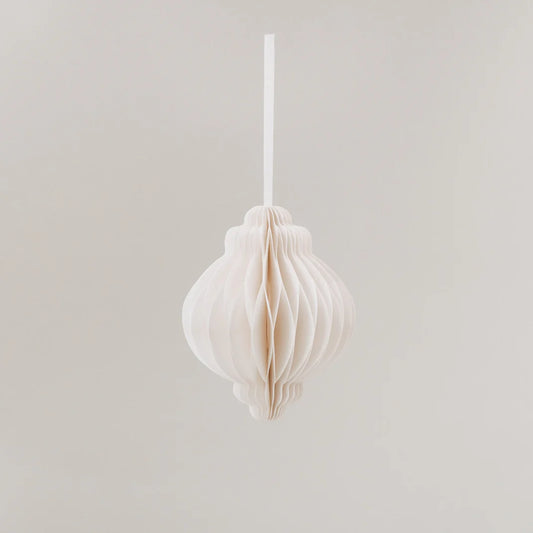 Eulenschnitt Papieranhänger 10cm - natur