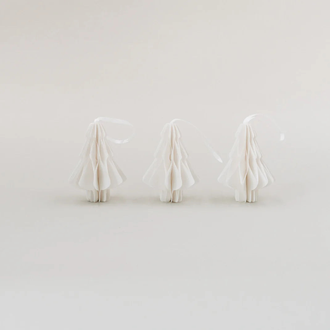 Eulenschnitt Papieranhänger Tanne natur