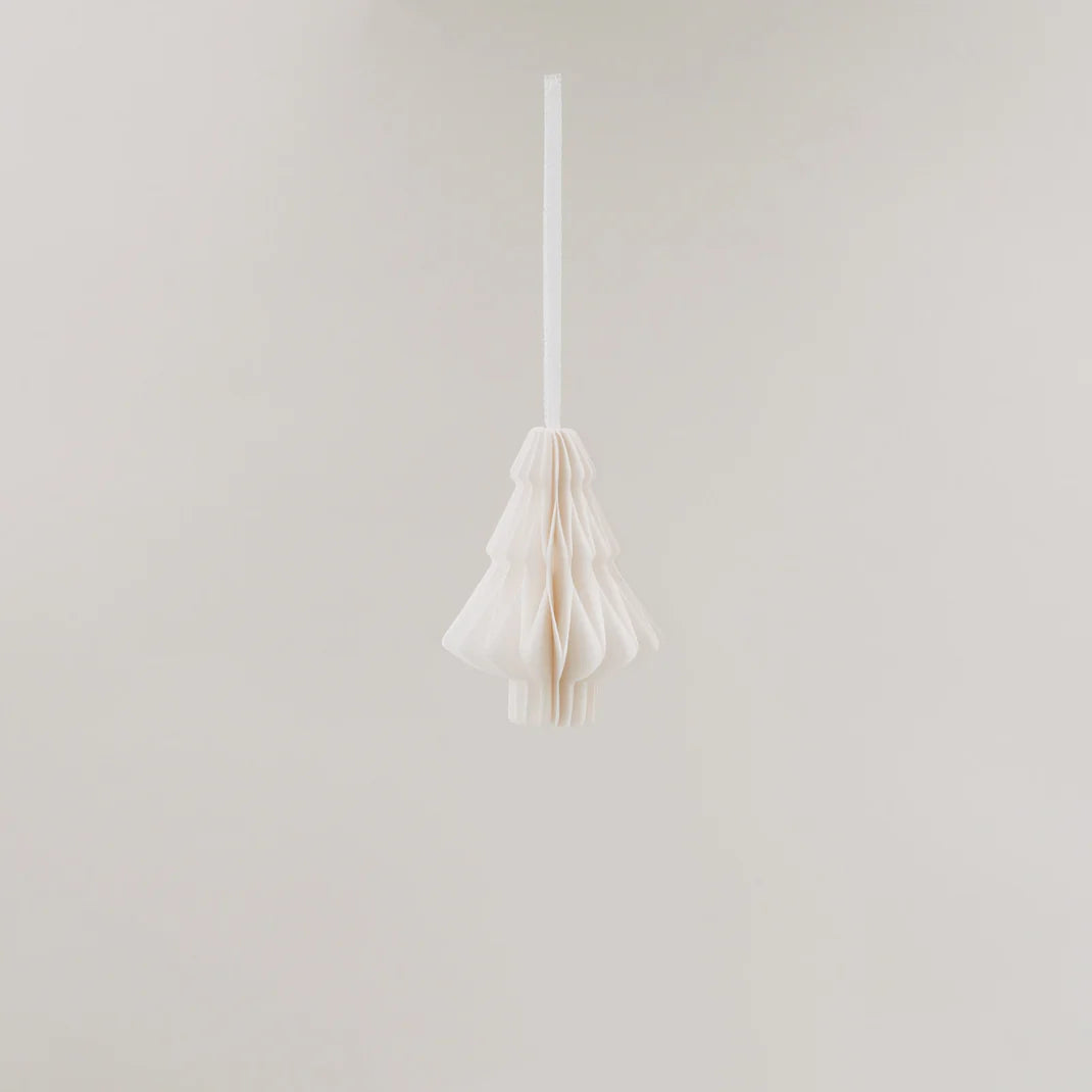 Eulenschnitt Papieranhänger Tanne natur