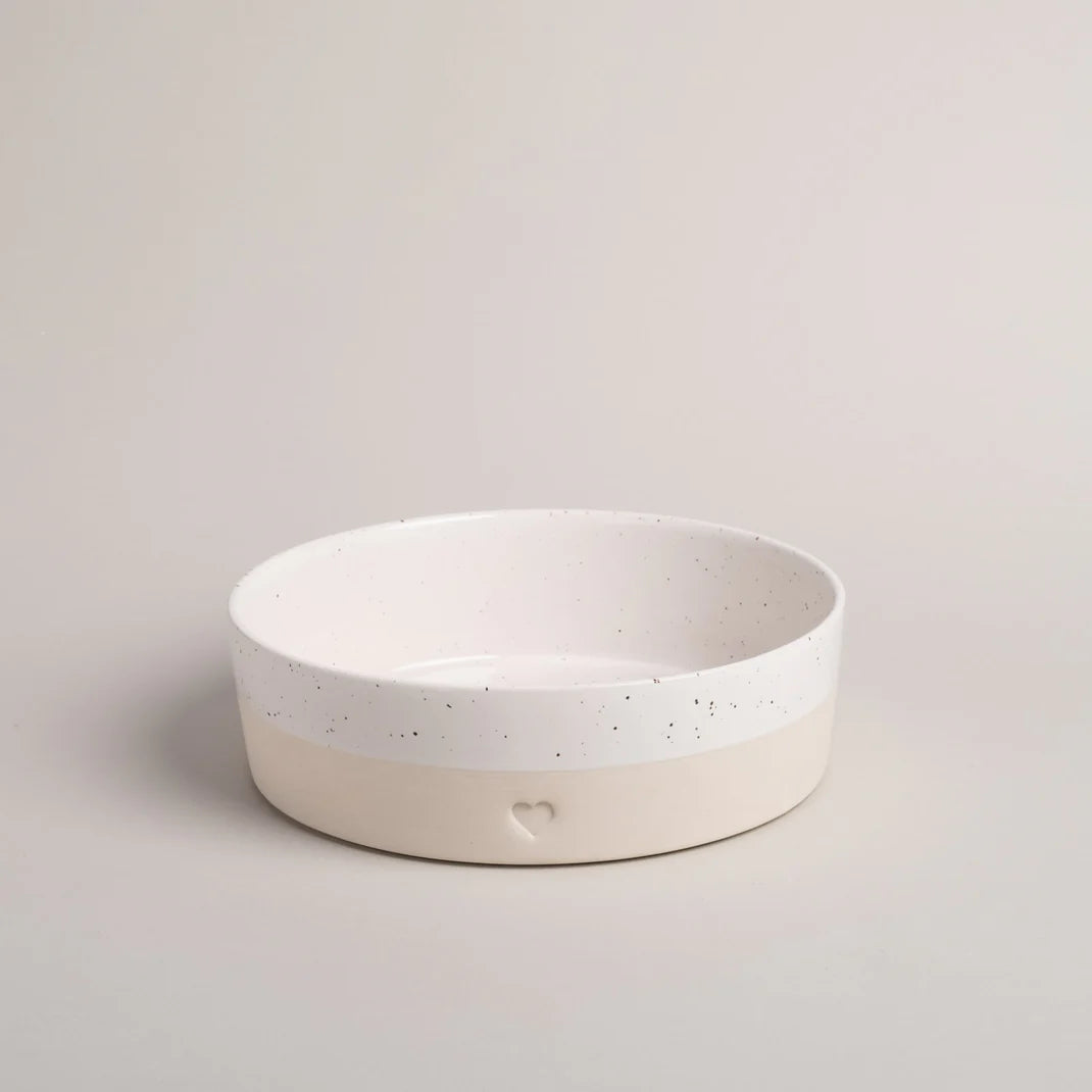 Eulenschnitt Schale Herz 27cm