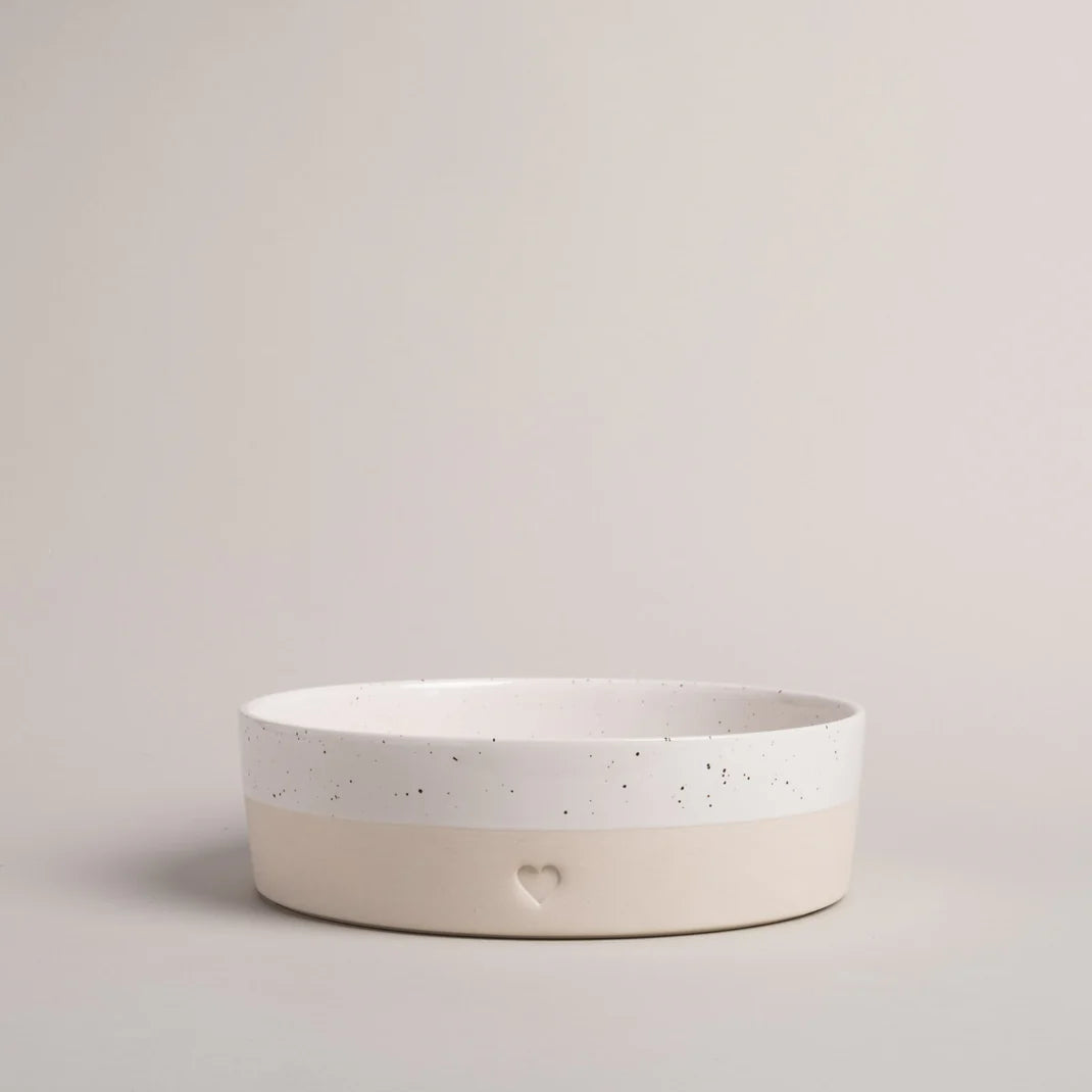 Eulenschnitt Schale Herz 27cm