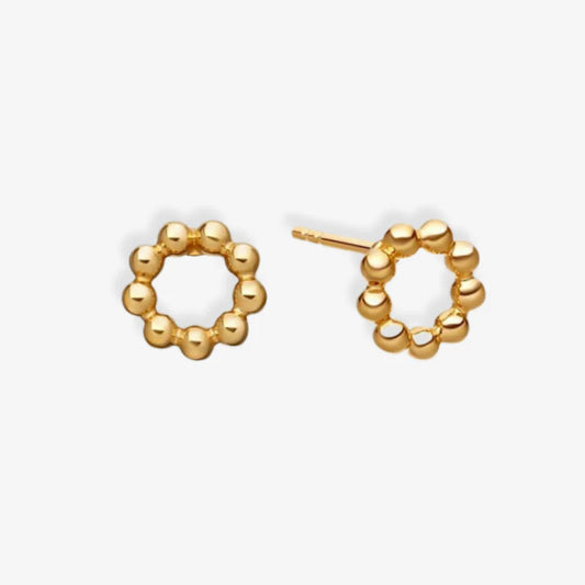 Glam & Glory Raelyn Flower Stud Ohrstecker -gold
