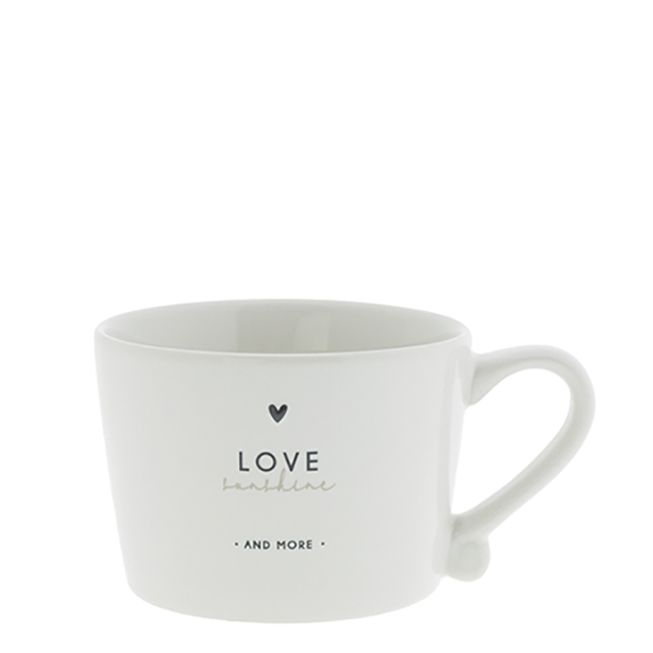 Bastion Collections Cup white / Tasse -love sunshine and more-
