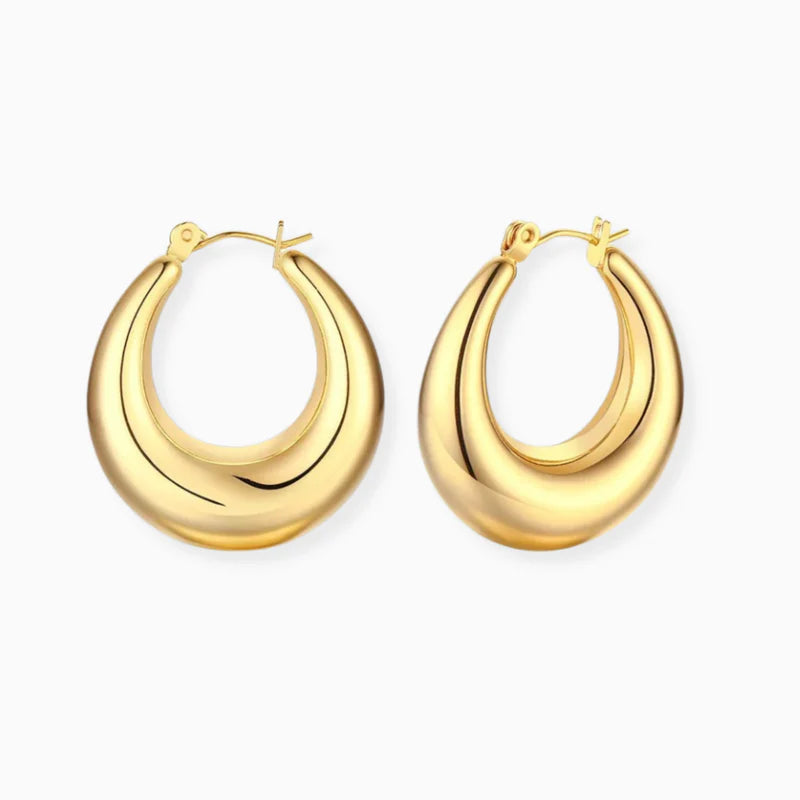 Glam & Glory Sevilla Grande Hoop -gold-