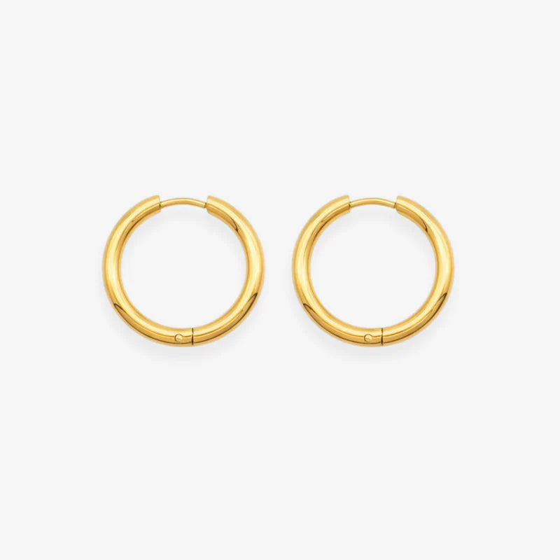 Glam & Glory Signature Hoop Ohrringe -gold-