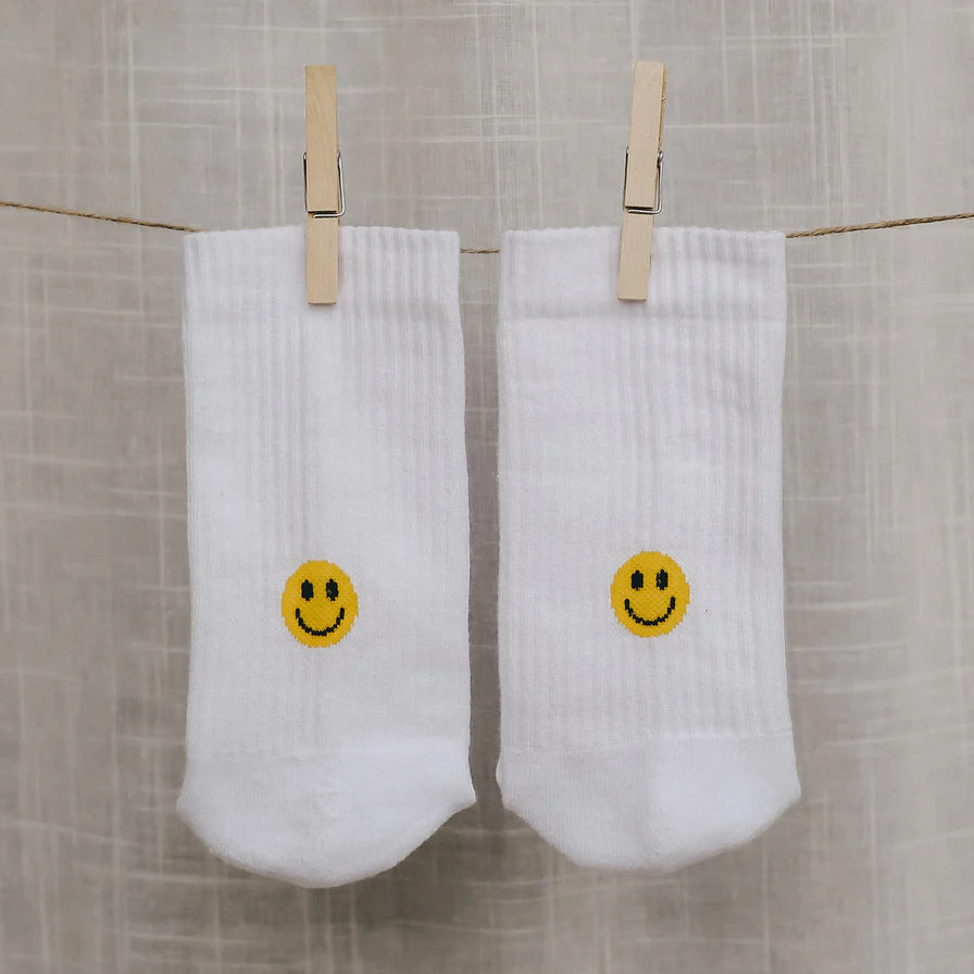 Eulenschnitt Socke -Smiley- Gr. 35-38