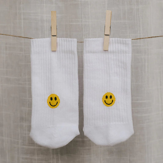 Eulenschnitt Socke -Smiley- Gr. 35-38