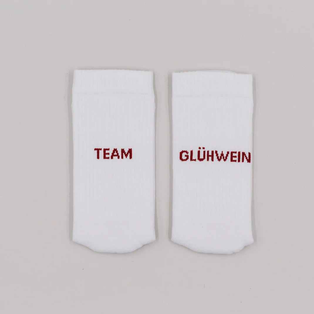 Eulenschnitt Socken Team Glühwein